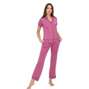 Bebe Mauve Pink Sleepwear Pajama‎ Pants Women’s Small NWOT
